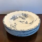 6 Spring Oxford ironstone soup plates