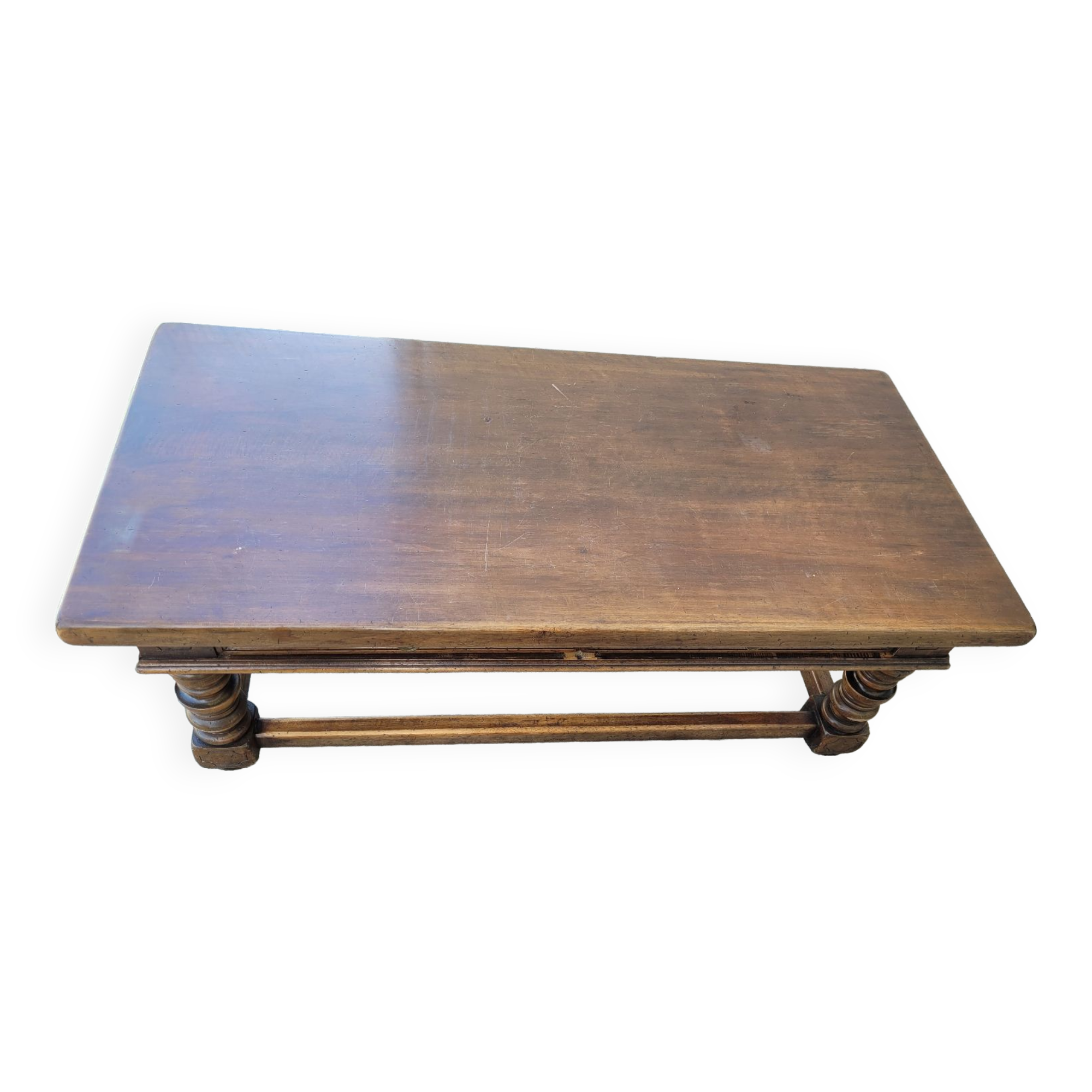 Solid oak coffee table
