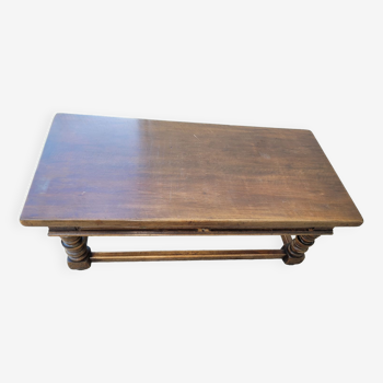 Solid oak coffee table