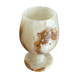 Marbled onyx pot