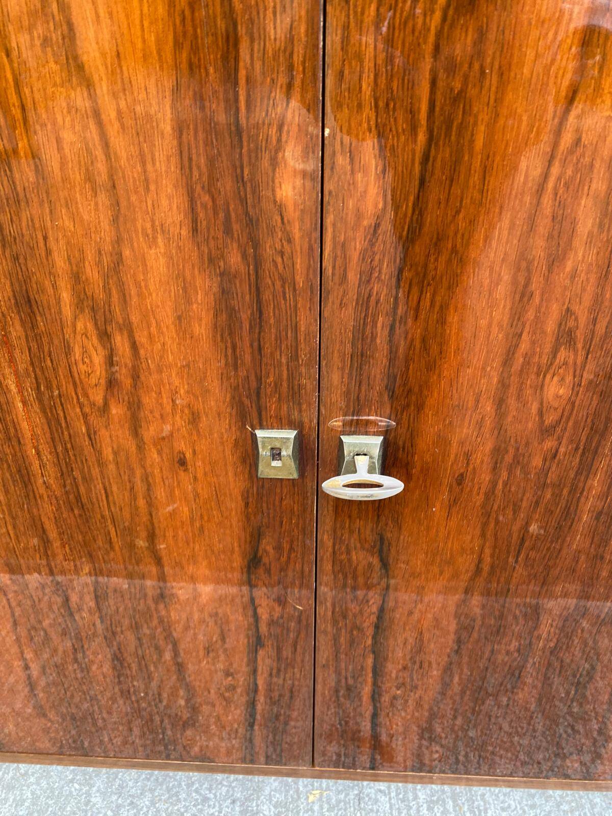 Enfilade scandinave en palissandre des années 1950 230cm