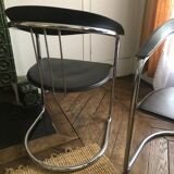Set of chrome chairs
