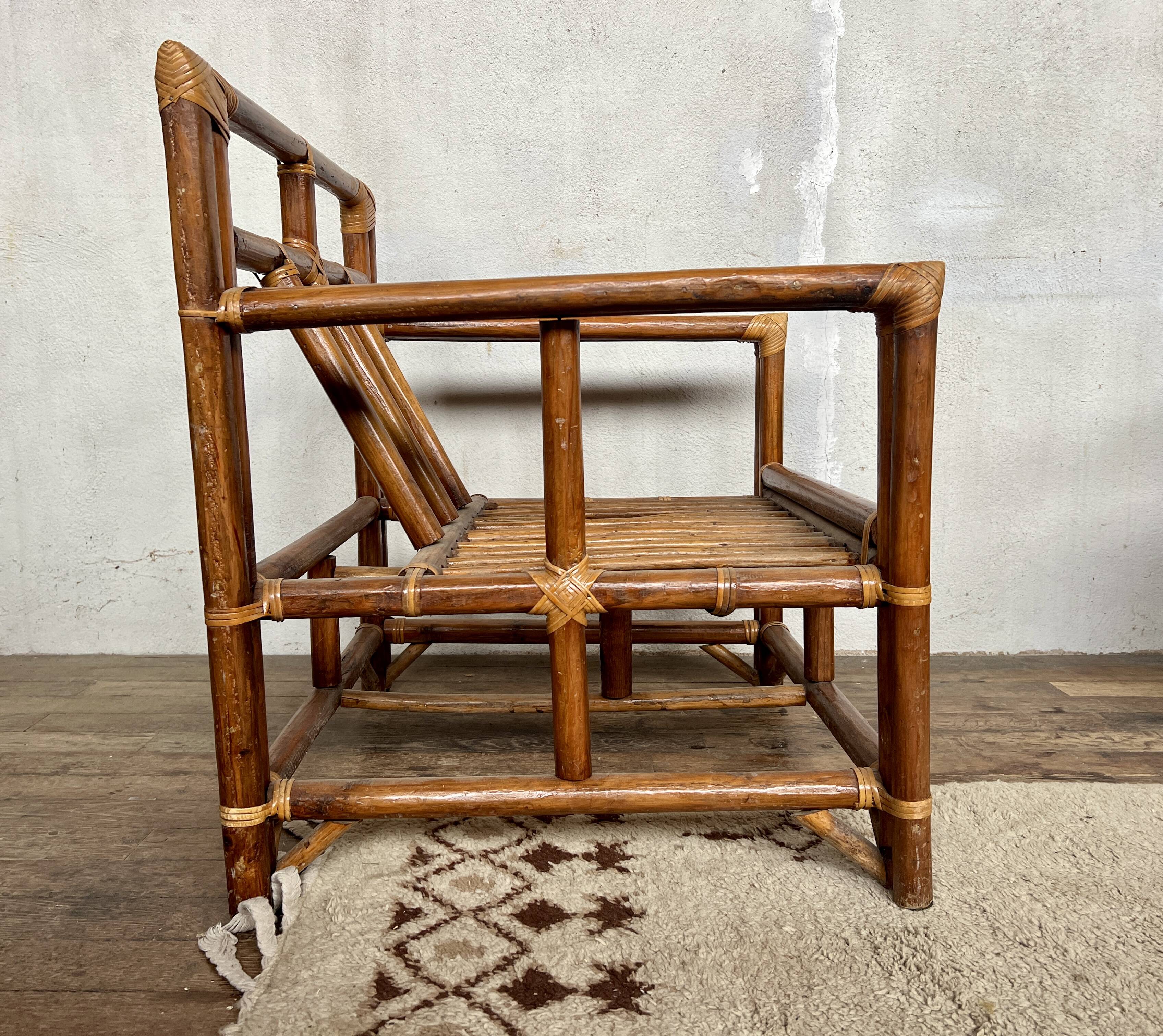 ✨ Vintage rattan armchairs – 1960s ✨
