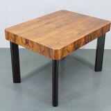 1930s Art Deco Extendable Dining Table in Walnut Finish , Czechoslovakia