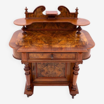 Women's eclectic desk, Northern Europe, circa 1860. After renovation.