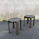 Tabourets pin massif 1980