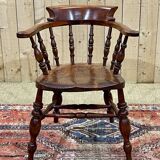 Fauteuil anglais en orme du XIXème