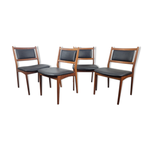 ensemble de 4 chaises - 1970