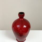 Red terracotta vase