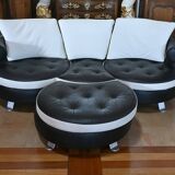 Canapé 3 places par Mario Spinelli, signé Formenti, Italie – 1980