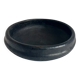 Plat Abron "Kânâh" en terre cuite fumée | Ø 23cm  diamètre | Bol africain
