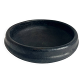 Plat Abron "Kânâh" en terre cuite fumée | Ø 23cm  diamètre | Bol africain