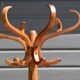 Dark BAUMANN parrot coat rack (A3)
