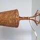 Vintage bamboo bedside lamp