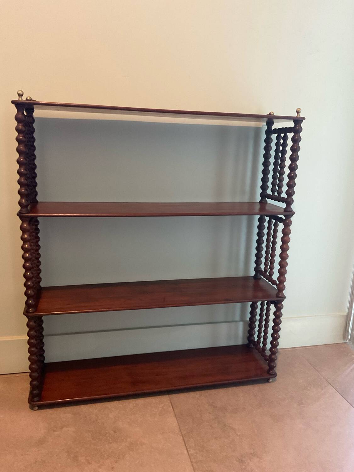 Mahogany wall shelf to hang