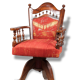 Chair teak and tapestry phulkari 19th century