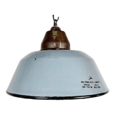 Industrial suspension in grey enamel and cast iron, 1960s.