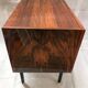 Commode 3 tiroirs laquée placage palissandre