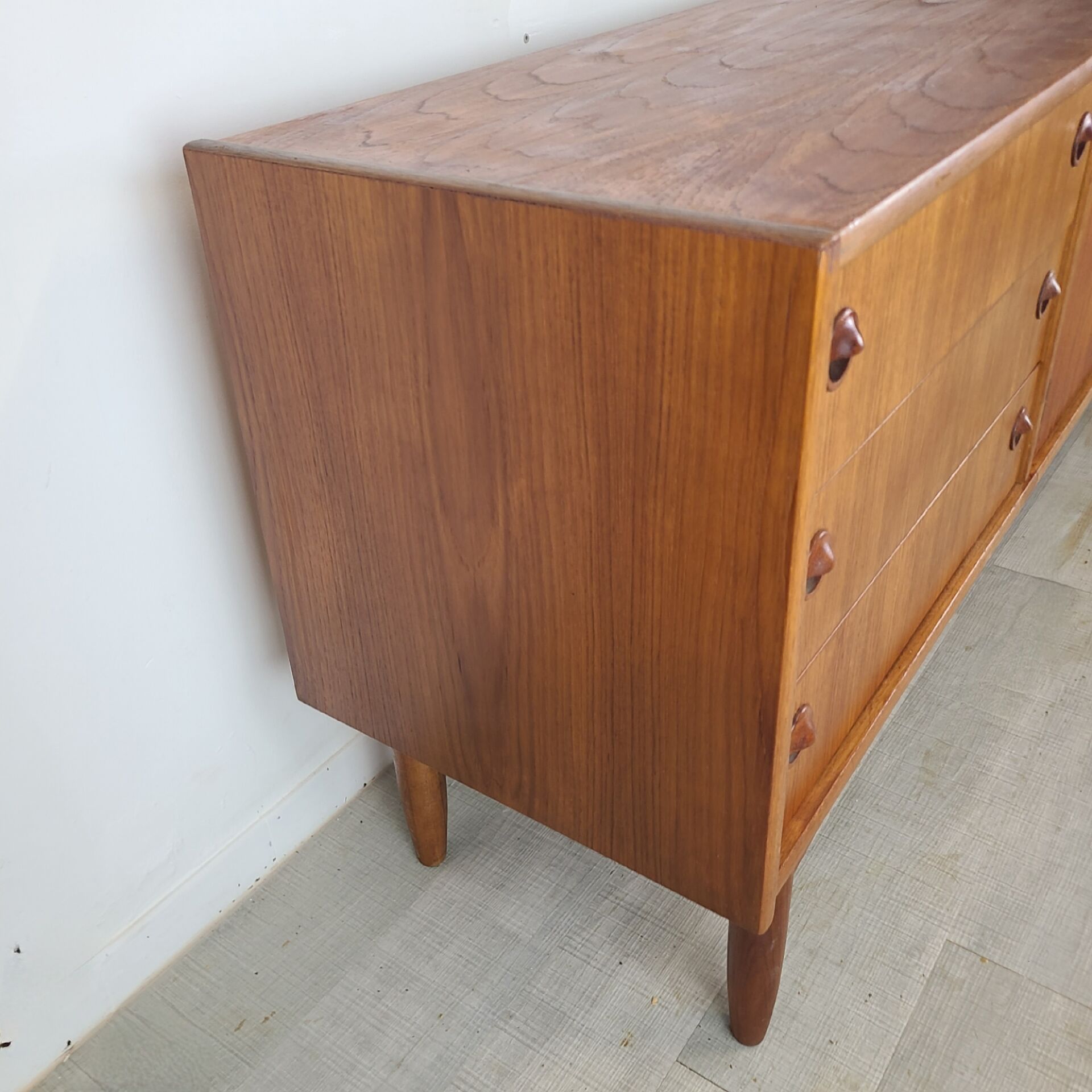 Vintage 1960s Scandinavian teak sideboard