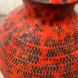 ORANGE VASE / PITCHER RETRO WABISABI STYLE