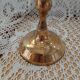 Antique metal chandelier with 3 arms