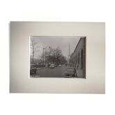 Photograph 18x24cm - Black and white silver print - Paris- Quai de Grenelle - 1950s-1960s