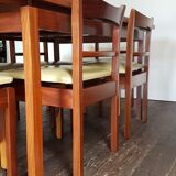 Table à manger et ses 6 chaises danoises en teck