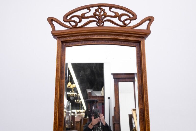 Art Nouveau mirror, France, ca. 1920.