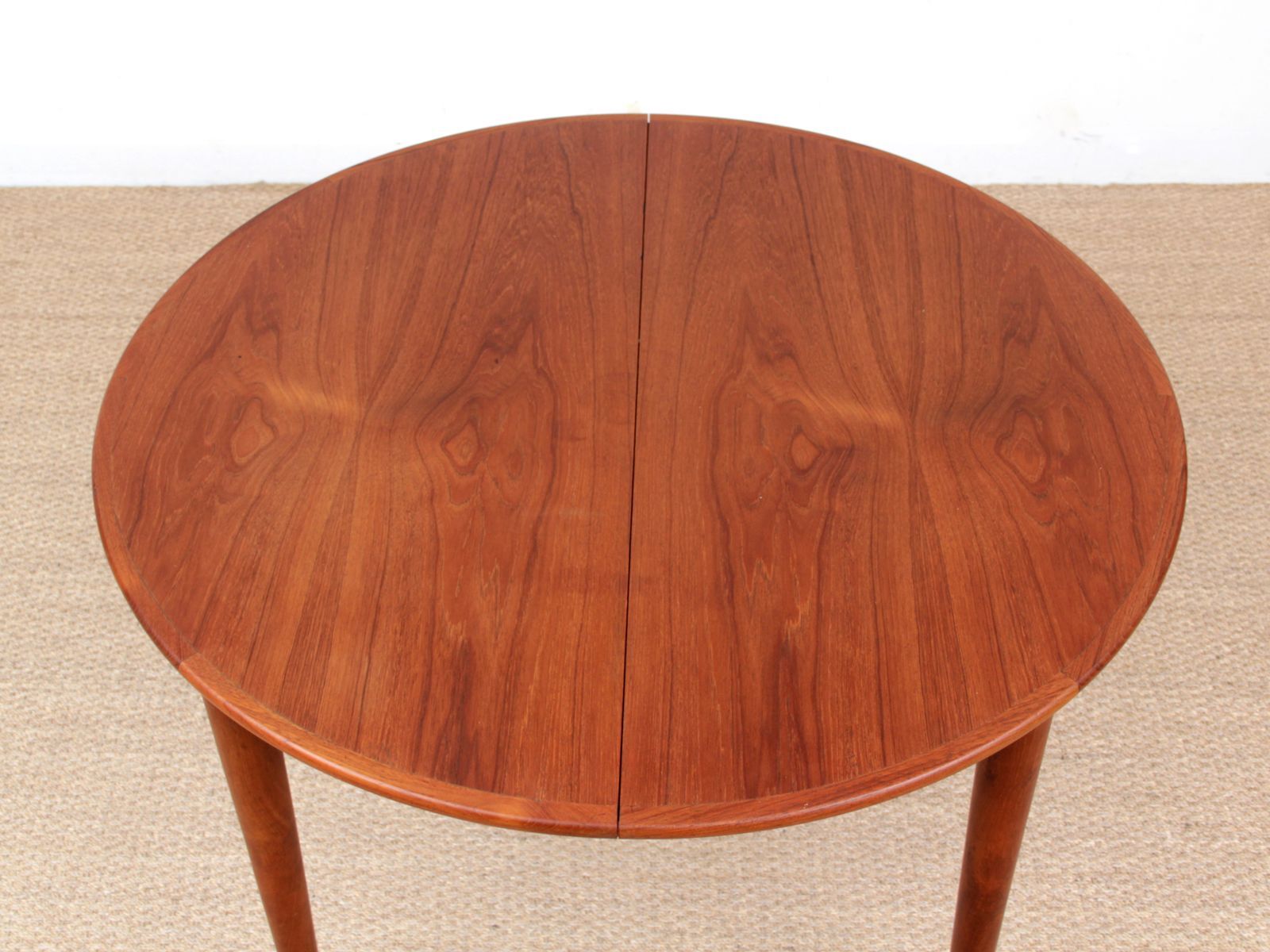 Round 1950 teak dining table s