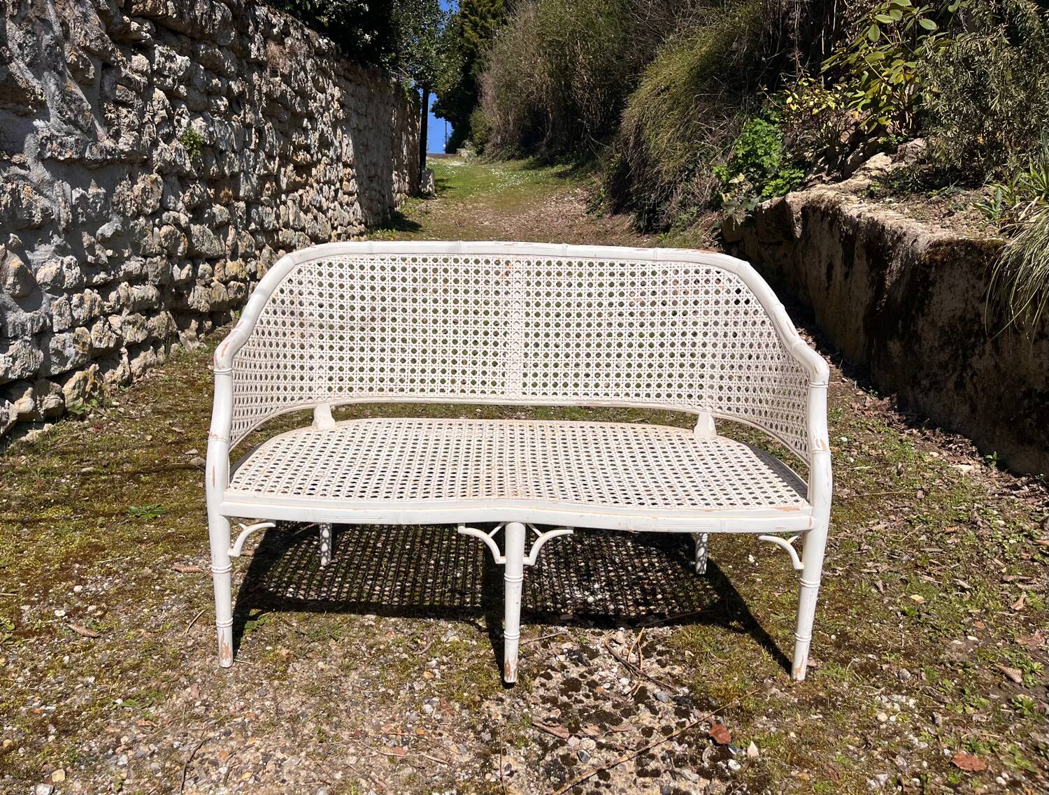 French Riviera bench seat 1970