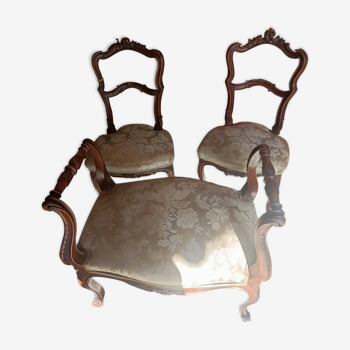Chairs + seat set