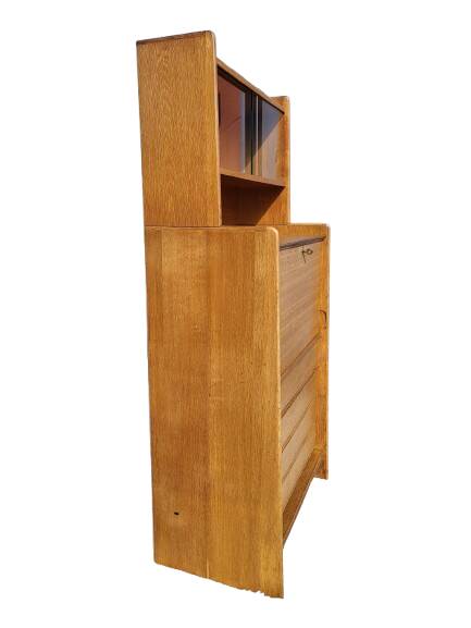 Meuble d'étudiant asymétrique Meyssignac Décorateur, 1950