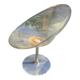 Transparent swivel armchair "Eros" by Philippe Starck for Kartell