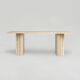 Table basse en travertin 'BRUT'