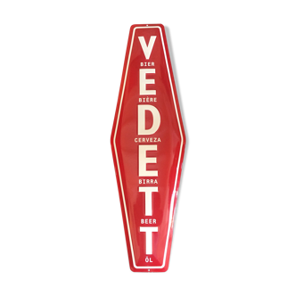 Vedett enamel plate