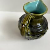 Pichet barbotine Sarreguemines majolica