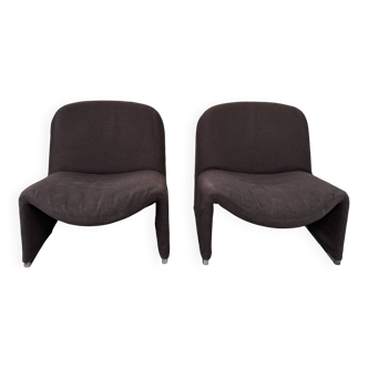 Pair of Alky Giancarlo Piretti armchairs