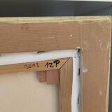 Acrylic on canvas and collage