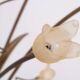 Hollywood Regency Gold flower shaped floor lamp 1980s