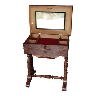 Vintage walnut dressing table