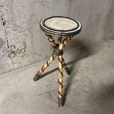 Kitsch pedestal table from the 70s