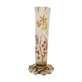 Vase Emile Gallé décor floral Nancy Art nouveau