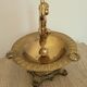 Brass cherub ashtray