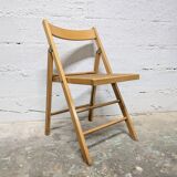 Folding chair with cane seat