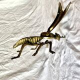 Vintage brass ashtray in the shape of a fly - Made in Italy