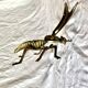 Vintage brass ashtray in the shape of a fly - Made in Italy