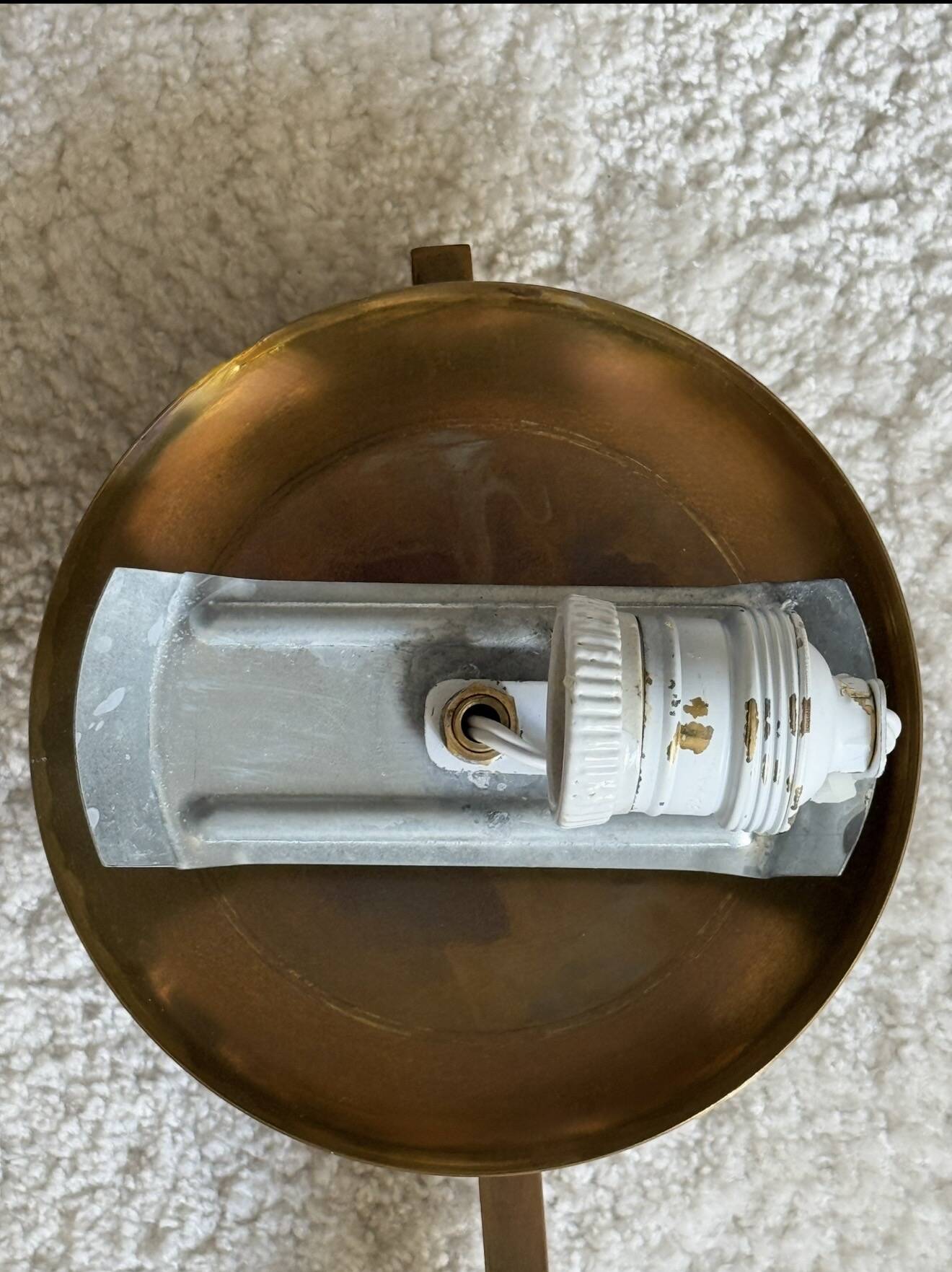 Angelo Lelii lustre plafonnier modèle 6 lune édition arredoluce