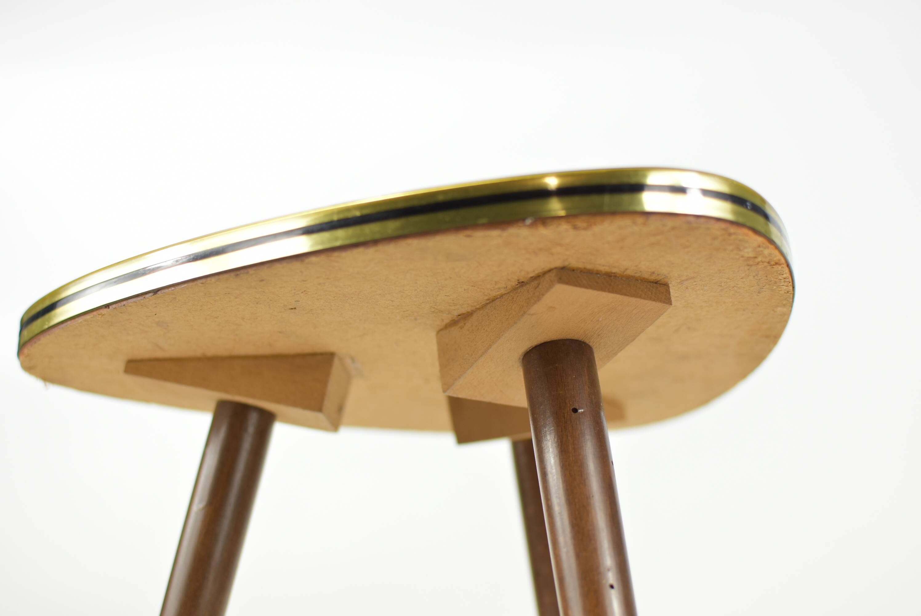 Vintage glass tray stand.