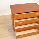 4-drawer chest of drawers in teak 1960 Denmark