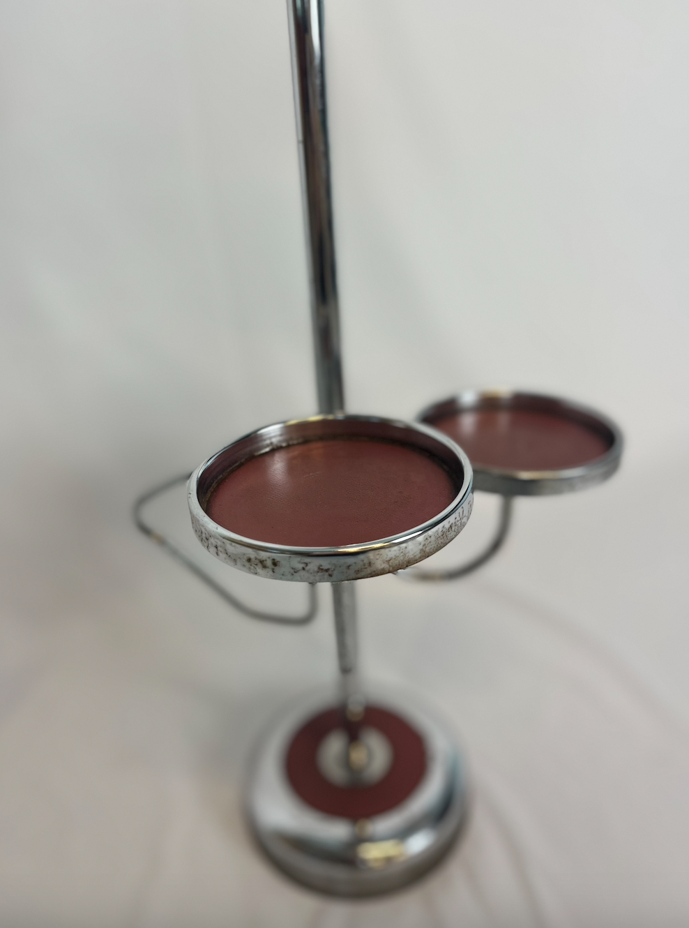 Vintage stand ashtray magazine holder